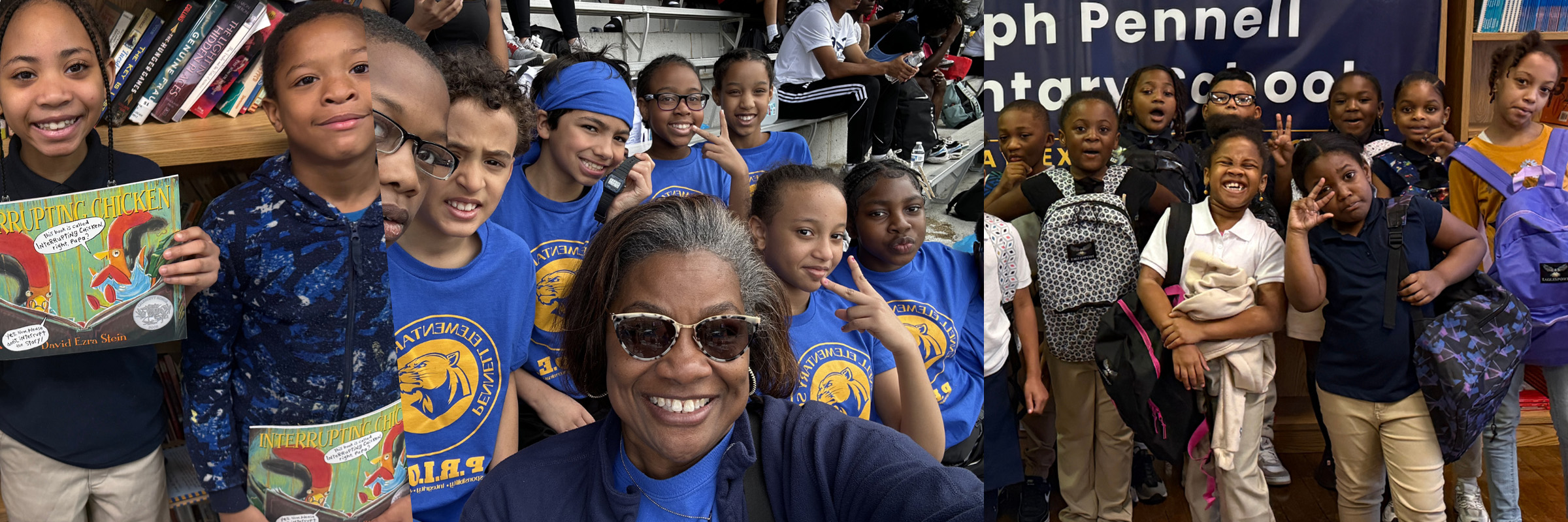 Students at Joseph Pennell Elementary School